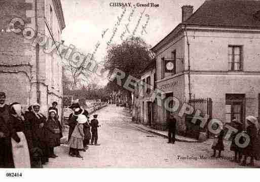 Ville de CHISSAYENTOURAINE, carte postale ancienne