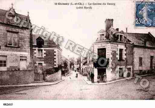 Ville de CHISSAYENTOURAINE, carte postale ancienne