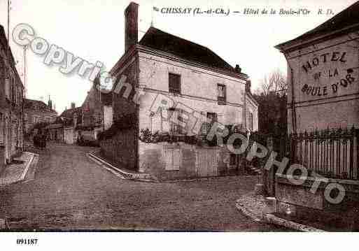 Ville de CHISSAYENTOURAINE, carte postale ancienne