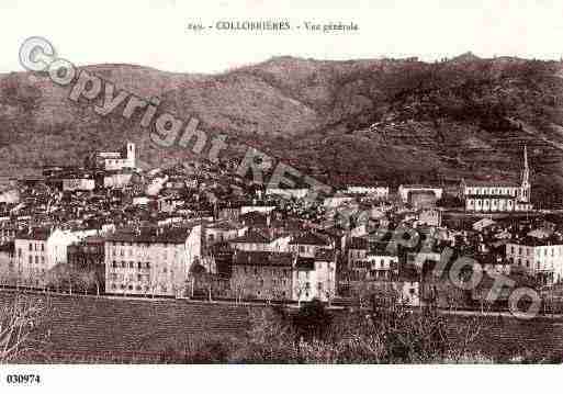 Ville de COLLOBRIERES, carte postale ancienne