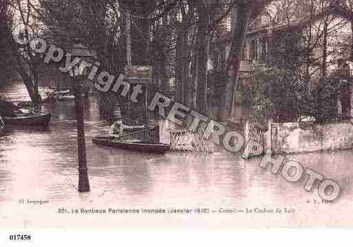 Ville de CRETEIL, carte postale ancienne