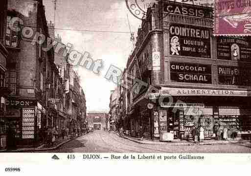 Ville de DIJON, carte postale ancienne