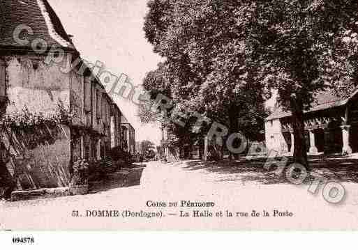 Ville de DOMME, carte postale ancienne