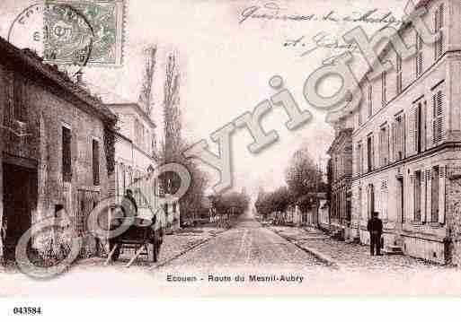 Ville de ECOUEN, carte postale ancienne