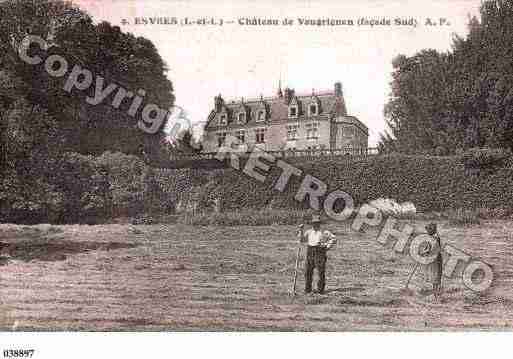 Ville de ESVRES, carte postale ancienne