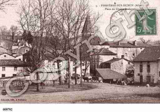 Ville de FERRIERESSURSICHON, carte postale ancienne