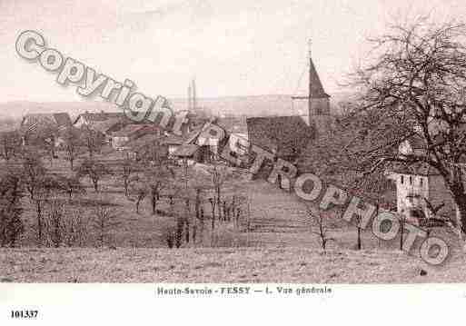 Ville de FESSY, carte postale ancienne