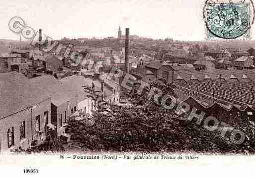 Ville de FOURMIES, carte postale ancienne