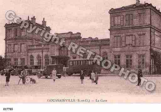 Ville de GOUSSAINVILLE, carte postale ancienne