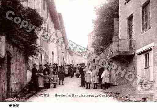 Ville de GRANDRIS, carte postale ancienne