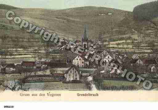 Ville de GRENDELBRUCH, carte postale ancienne