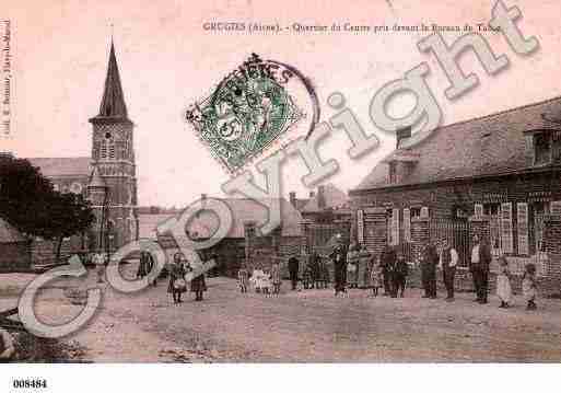 Ville de GRUGIES, carte postale ancienne