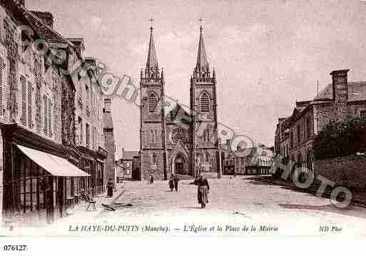 Ville de HAYEDUPUITS(LA), carte postale ancienne