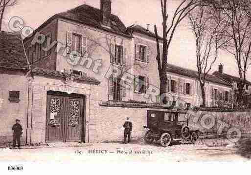 Ville de HERICY, carte postale ancienne