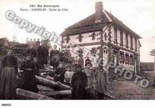 Ville de LASCELLE, carte postale ancienne