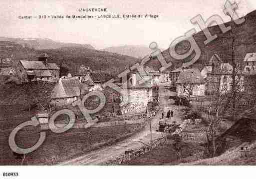 Ville de LASCELLE, carte postale ancienne