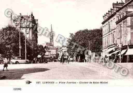 Ville de LIMOGES, carte postale ancienne