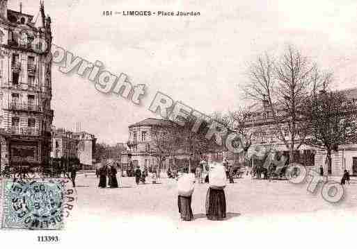 Ville de LIMOGES, carte postale ancienne