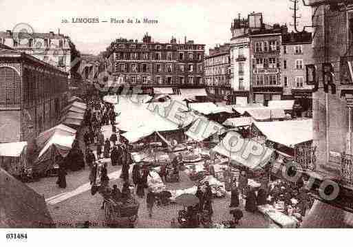 Ville de LIMOGES, carte postale ancienne