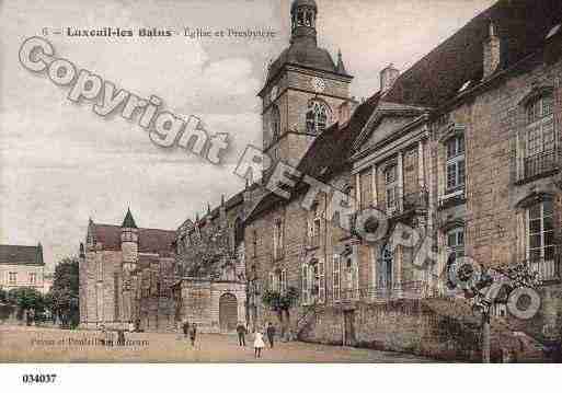 Ville de LUXEUILLESBAINS, carte postale ancienne