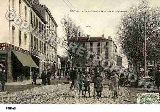 Ville de LYON, carte postale ancienne