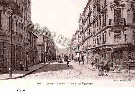 Ville de LYON, carte postale ancienne