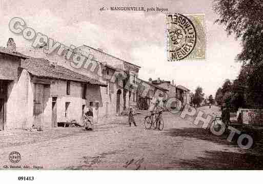 Ville de MANGONVILLE, carte postale ancienne
