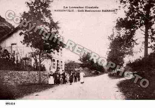 Ville de MANGONVILLE, carte postale ancienne