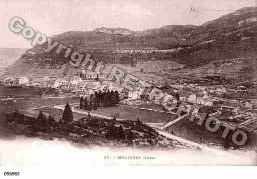Ville de MOLINGES, carte postale ancienne