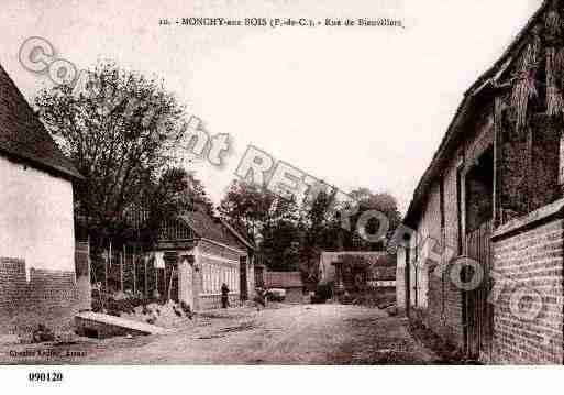 Ville de MONCHYAUBOIS, carte postale ancienne