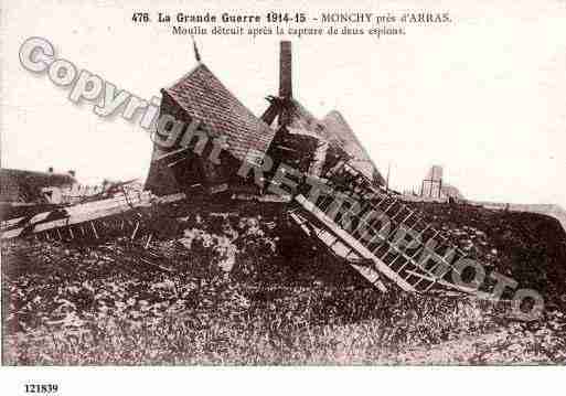 Ville de MONCHYAUBOIS, carte postale ancienne