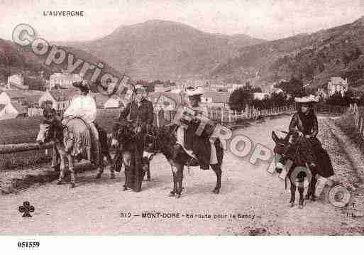 Ville de MONTDORE, carte postale ancienne