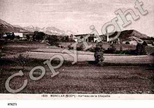 Ville de MONTCLAR, carte postale ancienne