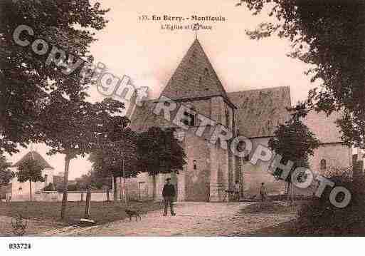 Ville de MONTLOUIS, carte postale ancienne