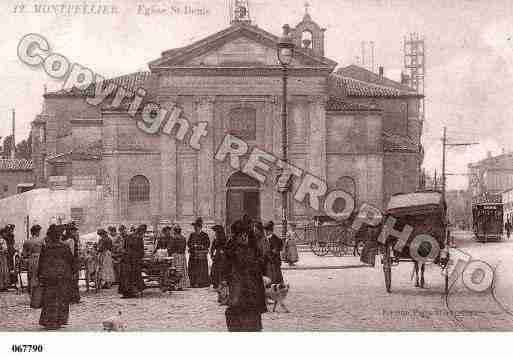 Ville de MONTPELLIER, carte postale ancienne