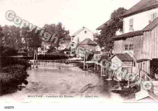 Ville de MOUTHE, carte postale ancienne