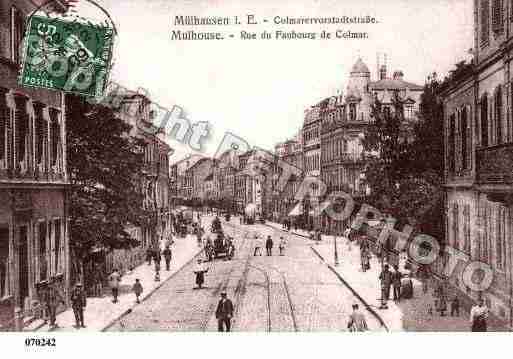 Ville de MULHOUSE, carte postale ancienne