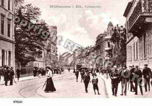 Ville de MULHOUSE, carte postale ancienne