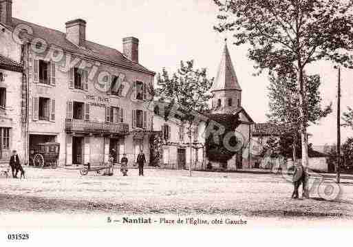 Ville de NANTIAT, carte postale ancienne