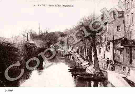 Ville de NIORT, carte postale ancienne