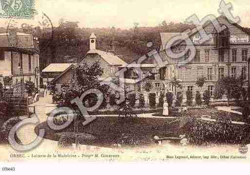 Ville de ORBEC, carte postale ancienne