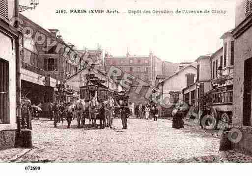 Ville de PARIS17, carte postale ancienne Ville de PARIS17, carte postale ancienne