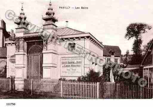 Ville de PAVILLY, carte postale ancienne