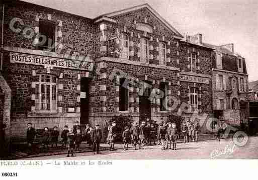 Ville de PLELO, carte postale ancienne