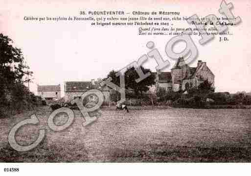 Ville de PLOUNEVENTER, carte postale ancienne