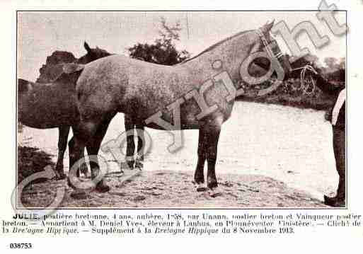 Ville de PLOUNEVENTER, carte postale ancienne