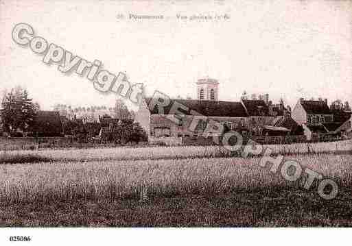 Ville de POUSSEAUX, carte postale ancienne