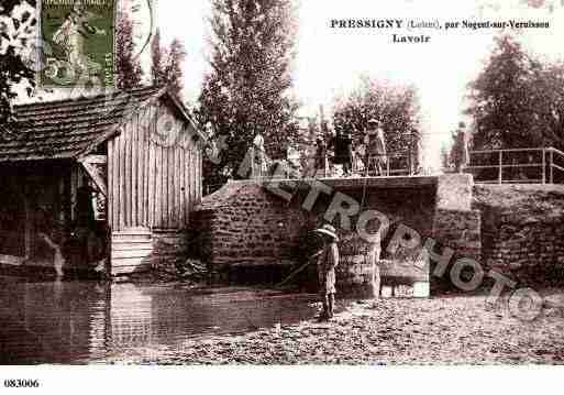 Ville de PRESSIGNYLESPINS, carte postale ancienne