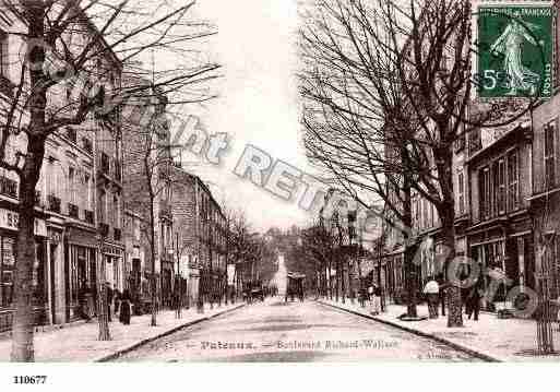 Ville de PUTEAUX, carte postale ancienne