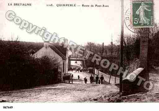 Ville de QUIMPERLE, carte postale ancienne